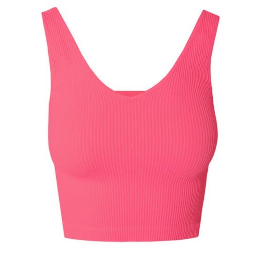 ✨NEW LIST✨ V-Neck Ribbed Thick Strap Tank Top